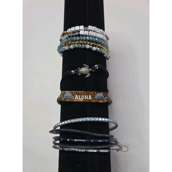 Jewelry Lot Blue Water Mermaid Clean Curated Bundle Free Gift - Picture 16 of 16